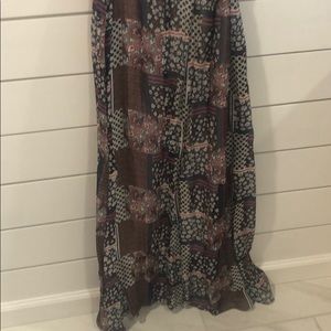 Italian patchwork ankle length skirt. Worn once